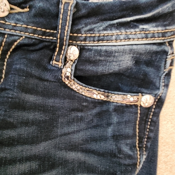 Miss Me Mid Rise Easy Skinny Denim Jeans Buckle 26 EUC Womens - Picture 11 of 12